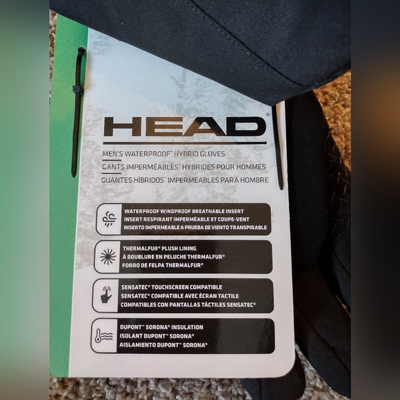 Head Waterproof Hybrid Gloves XL NWT - Picture 2 of 9